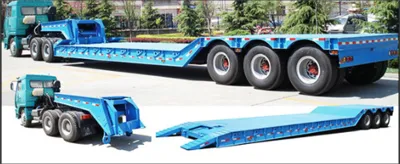 Tieflader-Sattelauflieger